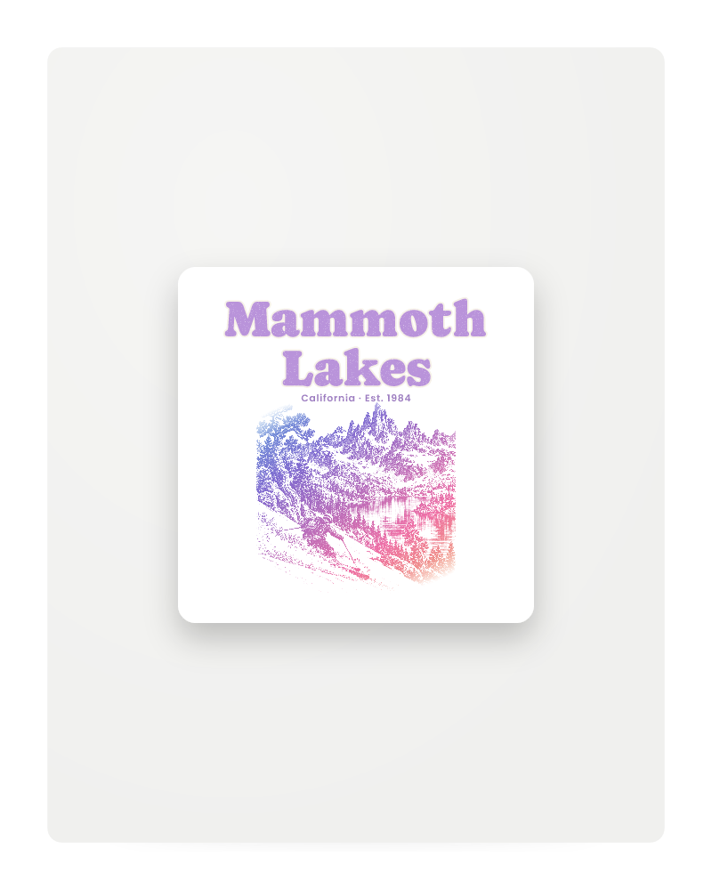Mammoth Lakes The Minarets Fridge Magnet
