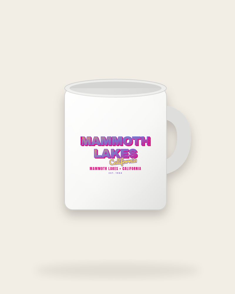 Mammoth Lakes Music TV Ceramic Mug 11oz