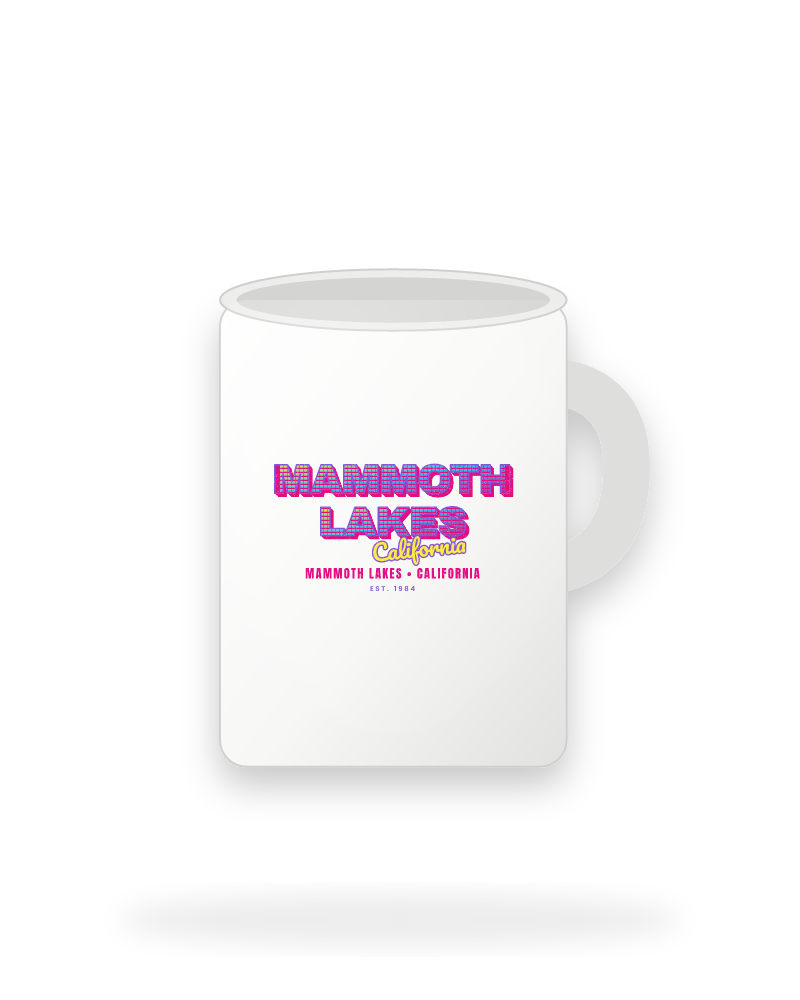 Mammoth Lakes Music TV Ceramic Mug 15oz