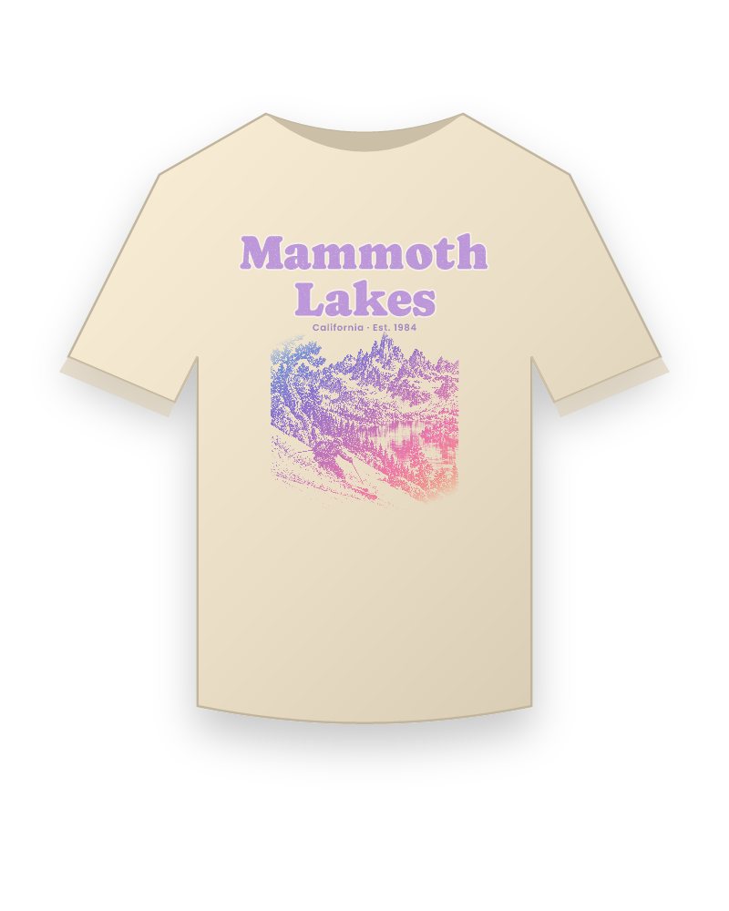 Mammoth Lakes The Minarets Classic Tee