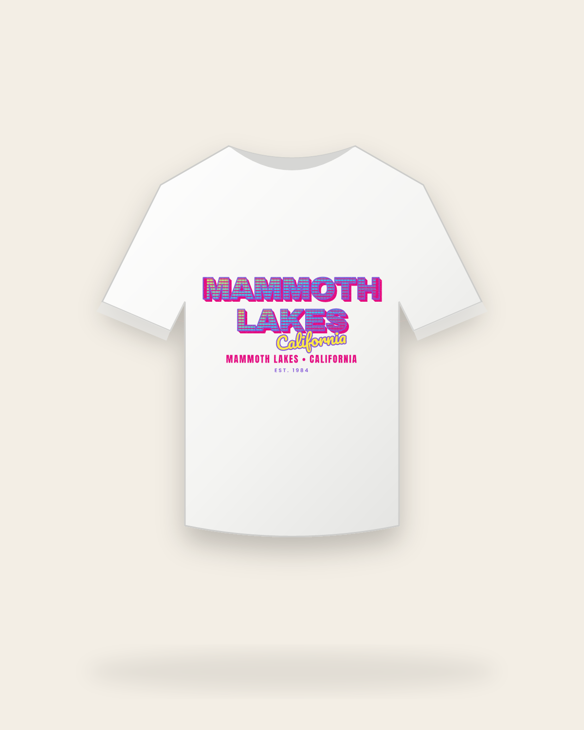 Mammoth Lakes Music TV Youth Tee in White