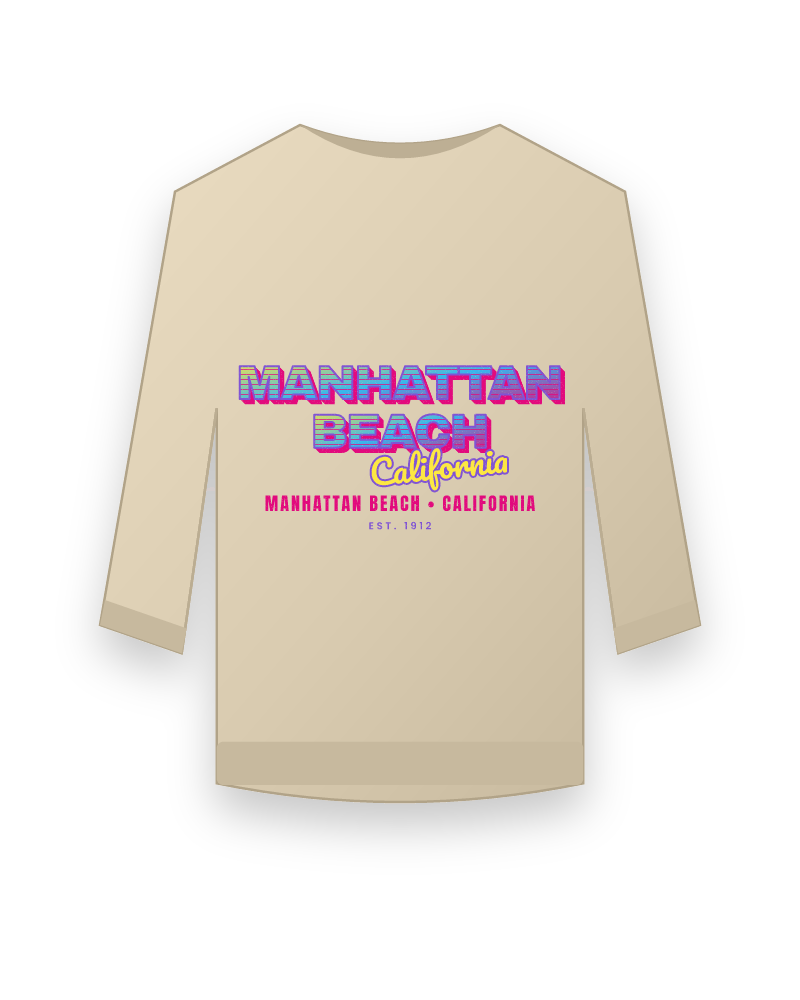 Manhattan Beach Music TV Crewneck Sweatshirt