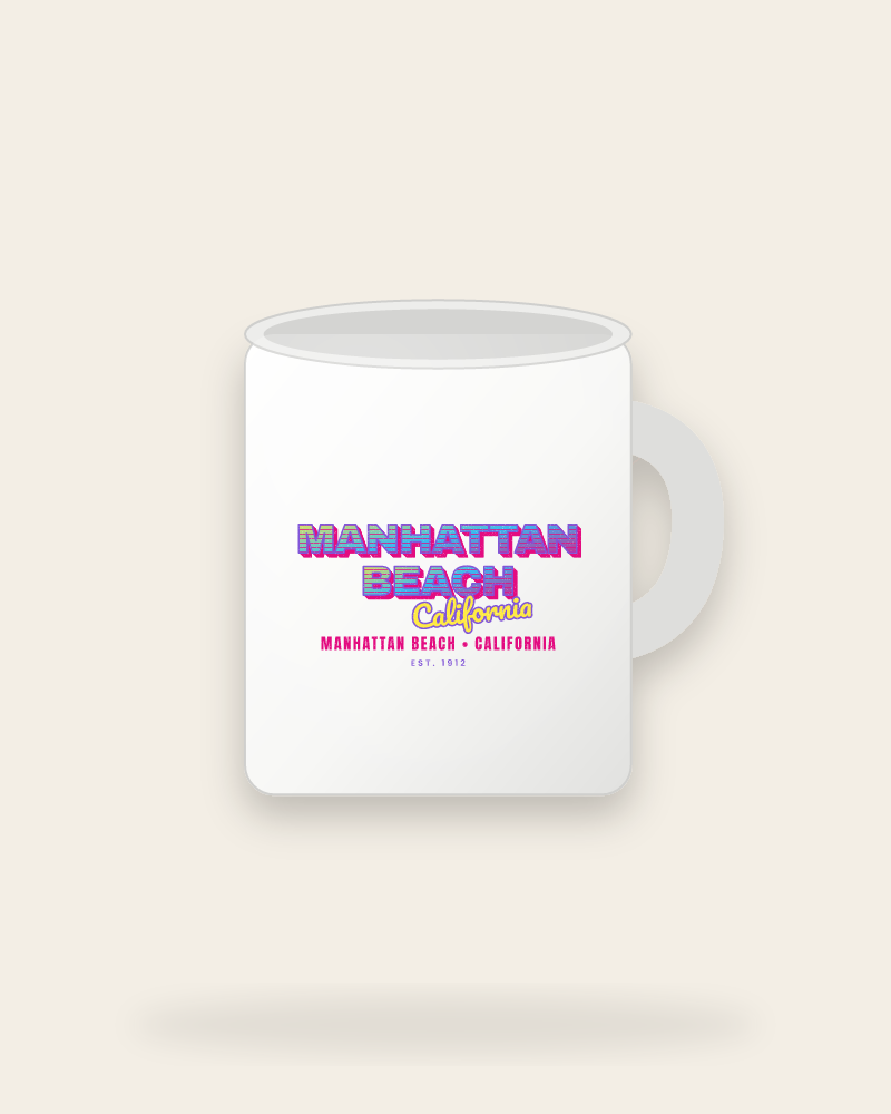 Manhattan Beach Music TV Ceramic Mug 11oz
