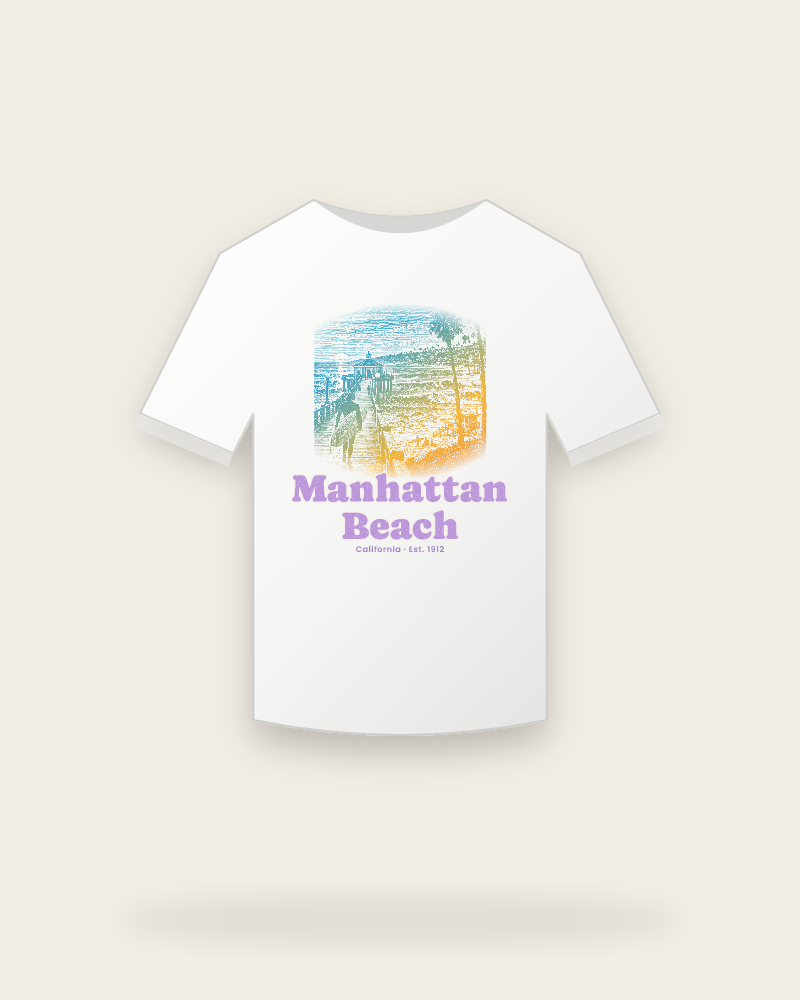 Manhattan Beach Pier Roundhouse Youth Tee