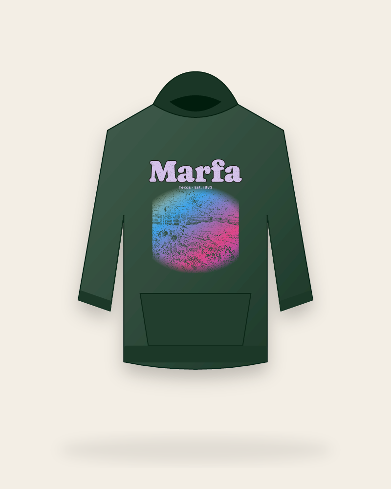 Marfa Desert Lights Hooded Sweatshirt