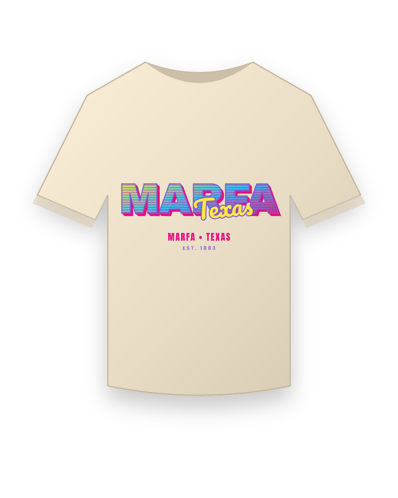 Marfa Music TV Organic Cotton Tee