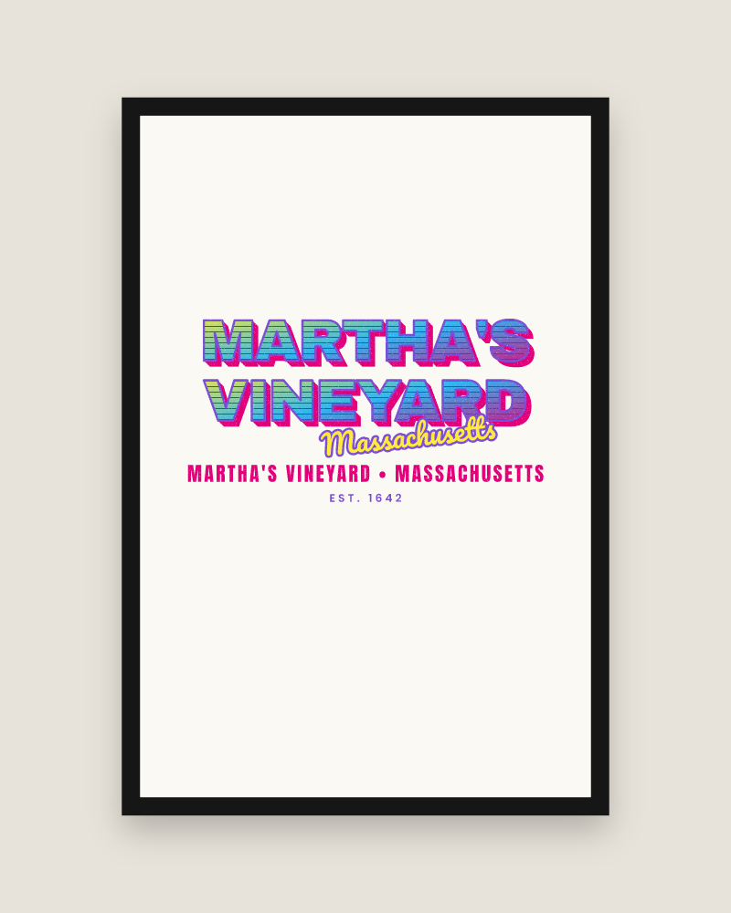 Martha's Vineyard Music TV Matte Poster