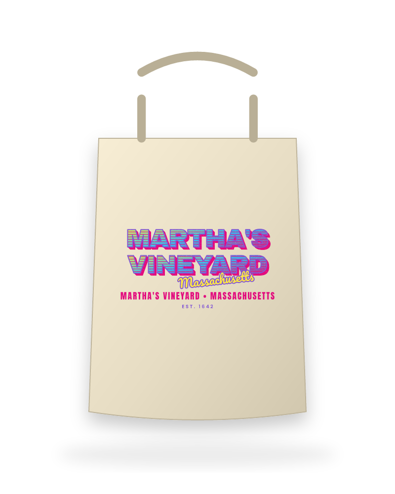 Martha's Vineyard Music TV Canvas Tote