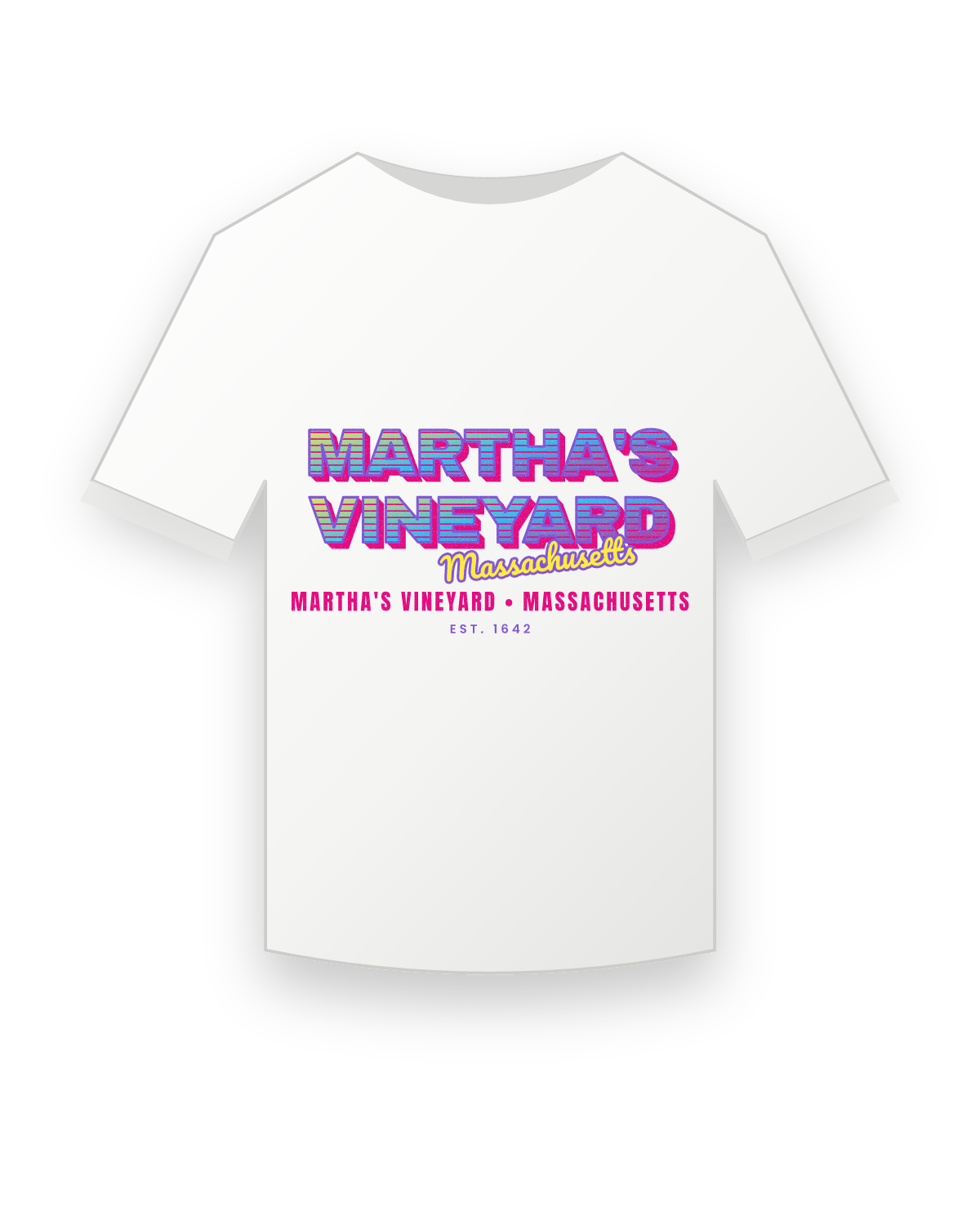 Martha's Vineyard Music TV Youth Tee in White