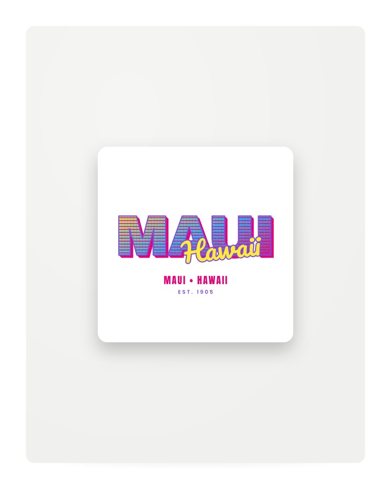 Maui Music TV Fridge Magnet