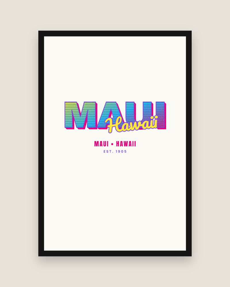 Maui Music TV Matte Poster