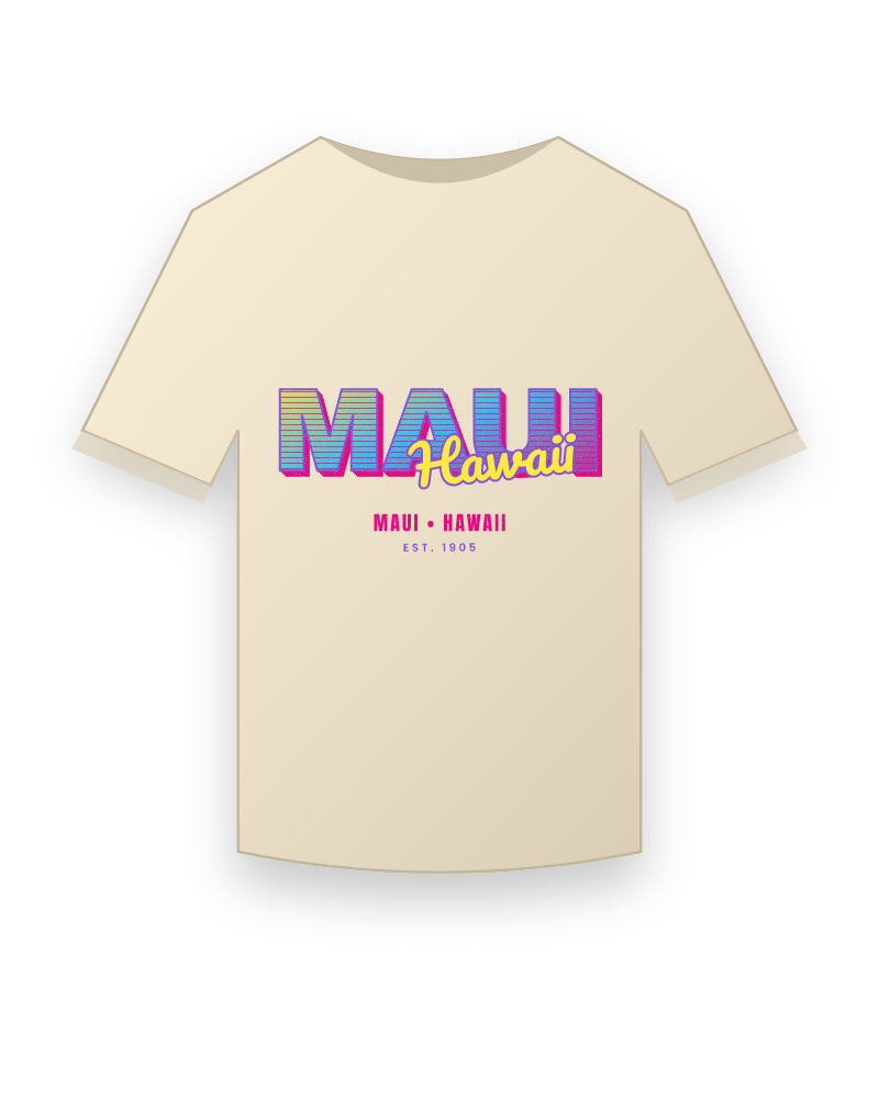 Maui Music TV Organic Cotton Tee