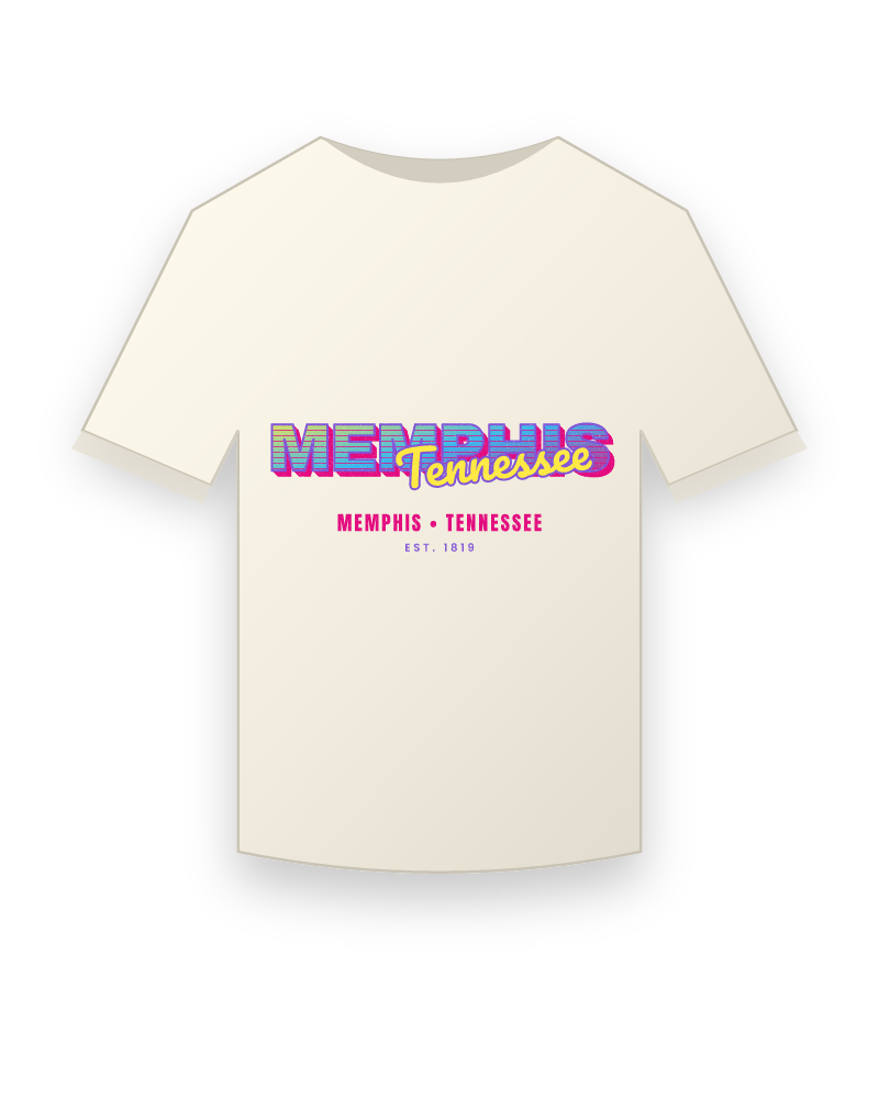 Memphis Music TV Vintage Wash Tee