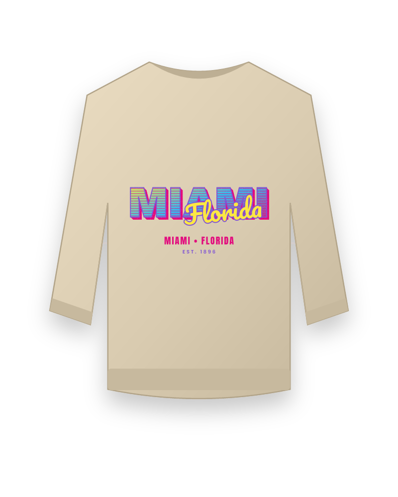 Miami Music TV Crewneck Sweatshirt