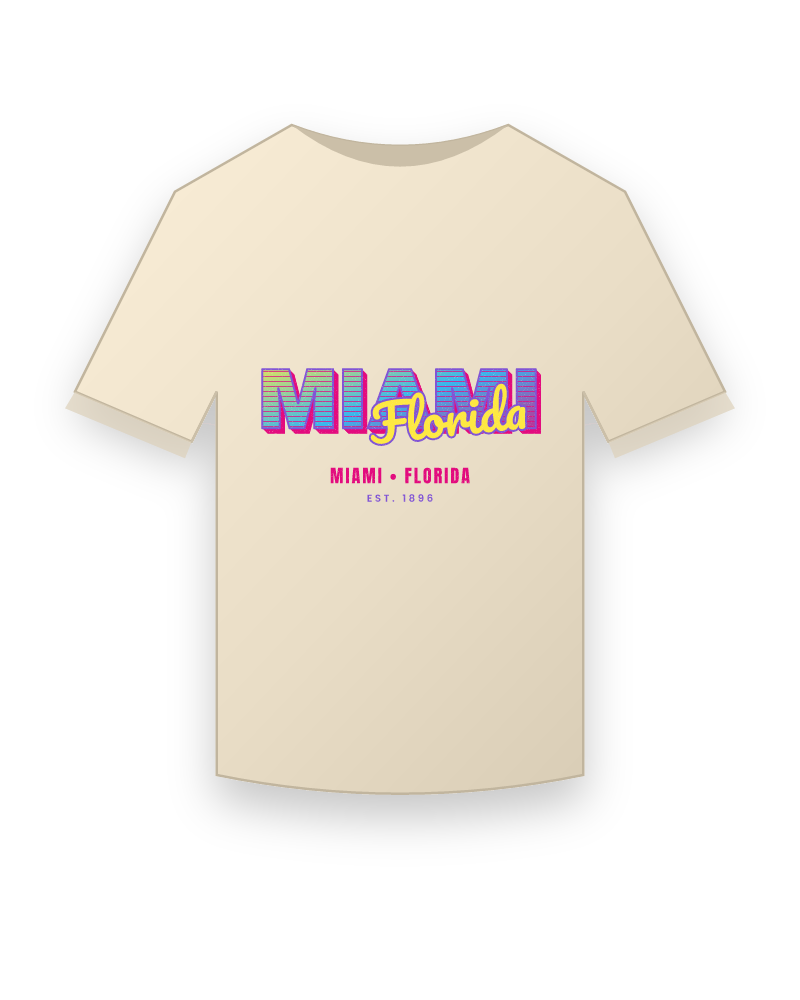 Miami Music TV Classic Tee