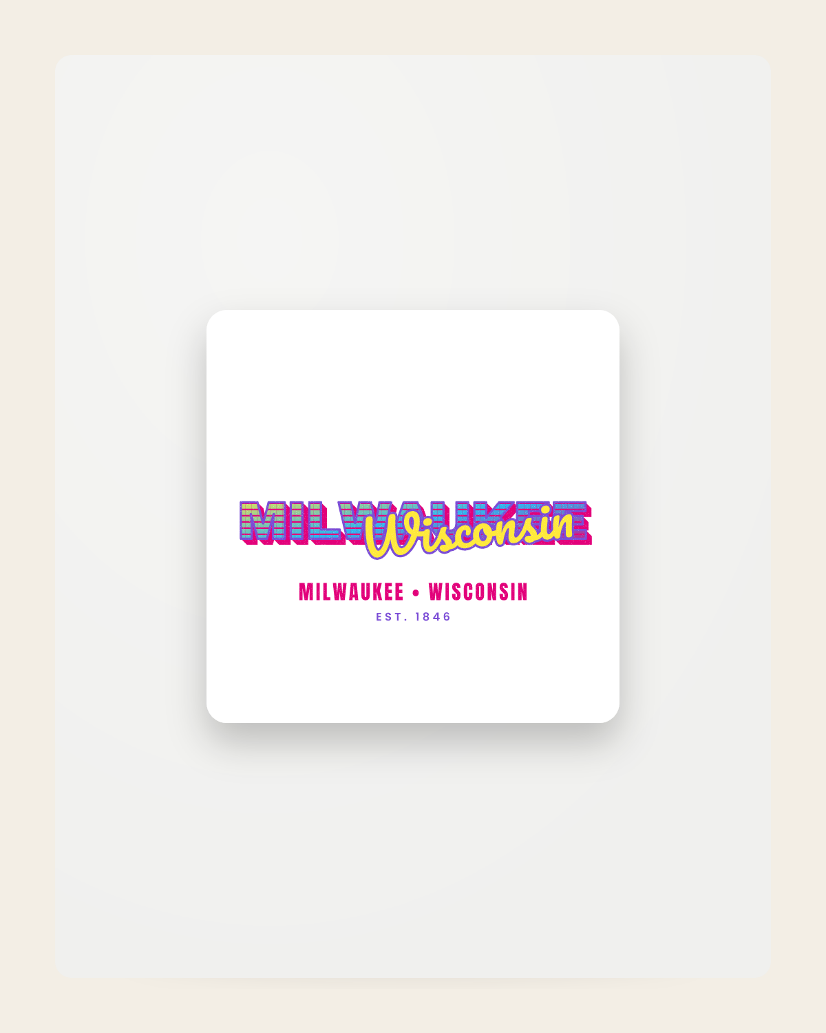Milwaukee Music TV Fridge Magnet in White