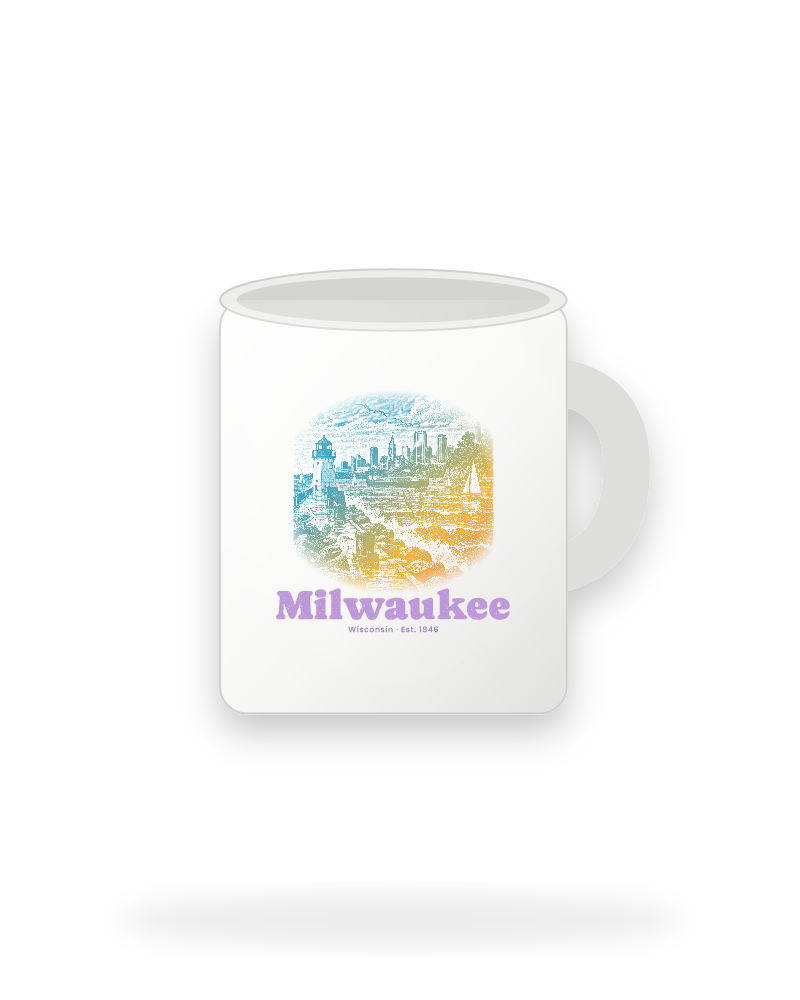 Milwaukee Breakwater Light Ceramic Mug 11oz