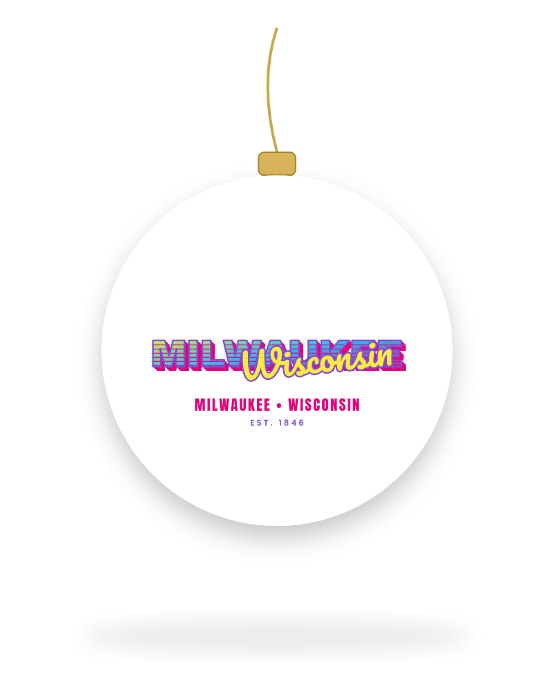 Milwaukee Music TV Ceramic Ornament