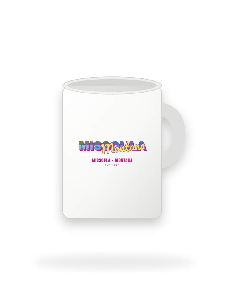 Missoula Music TV Ceramic Mug 15oz