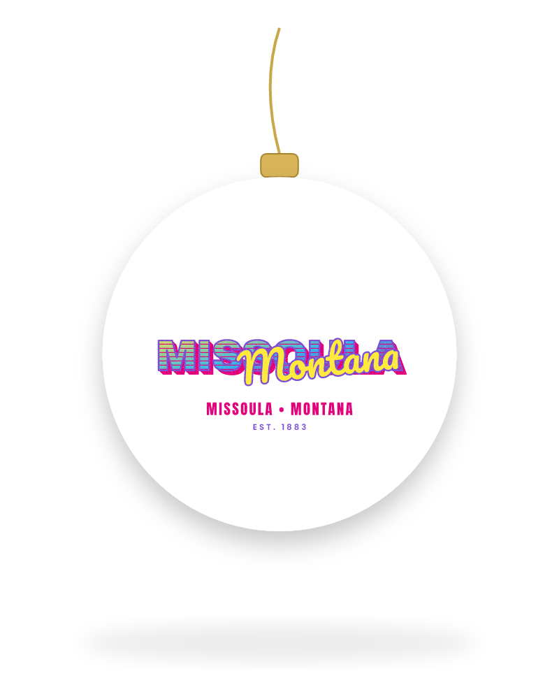 Missoula Music TV Ceramic Ornament
