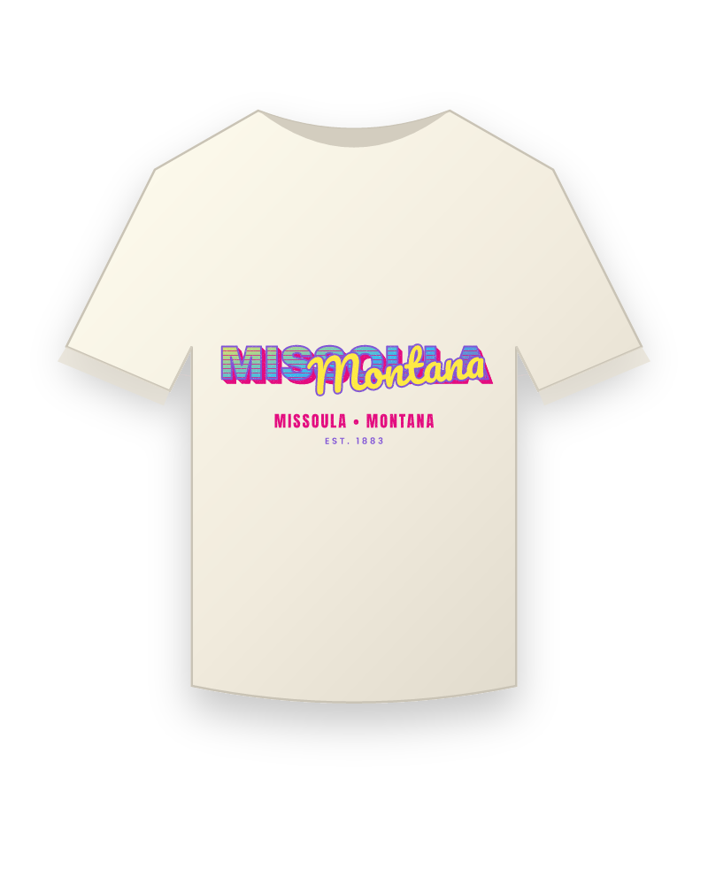 Missoula Music TV Vintage Wash Tee