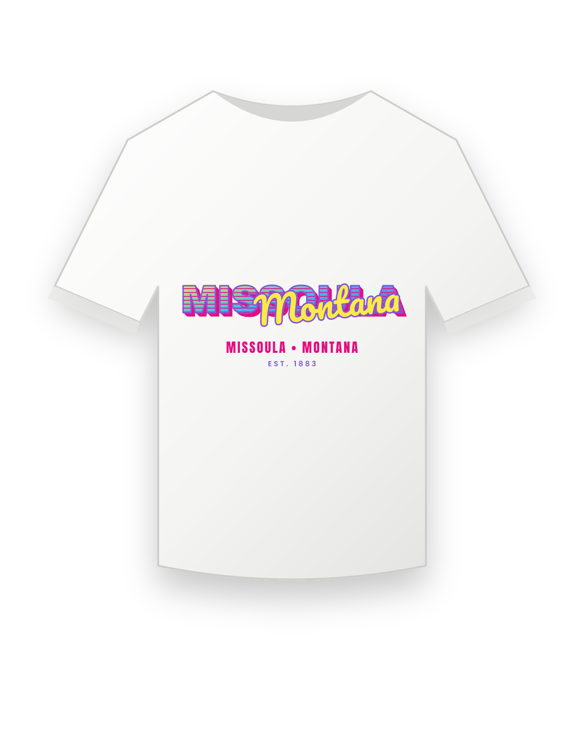 Missoula Music TV Youth Tee in White