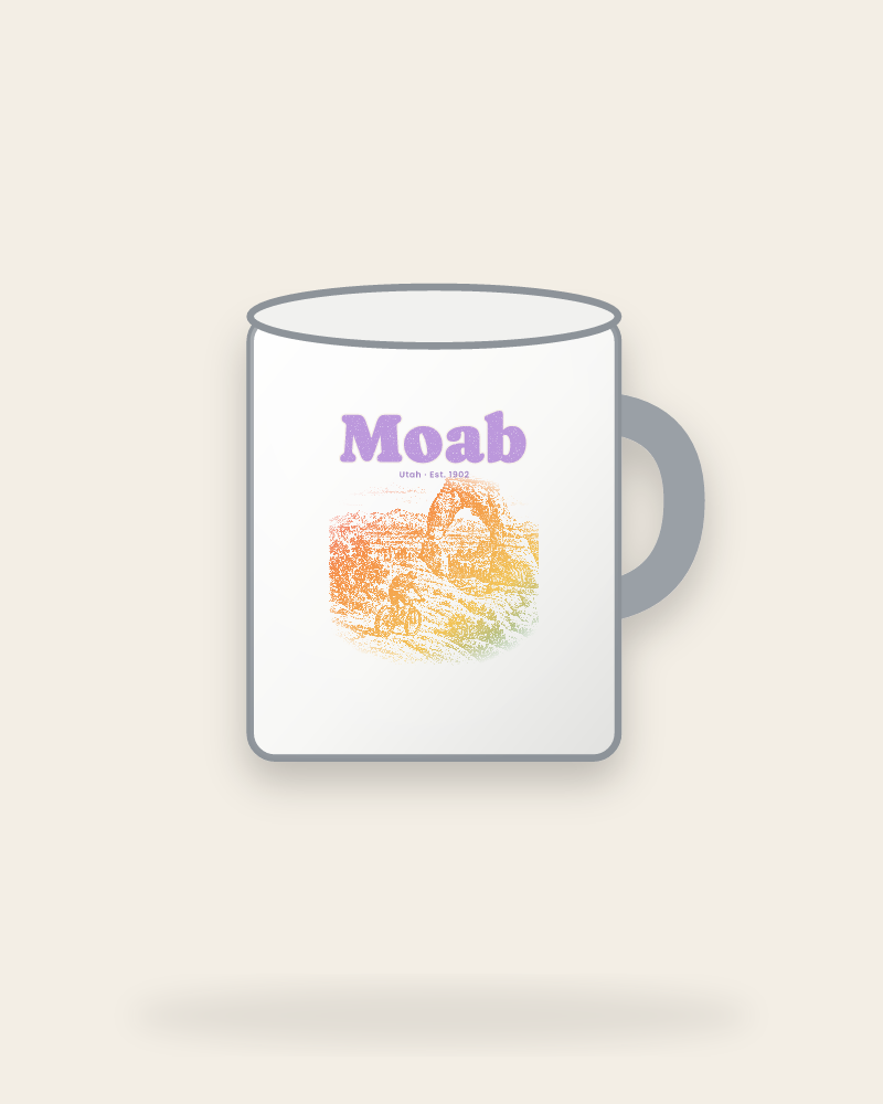 Moab Sandstone Arch Enamel Camp Mug
