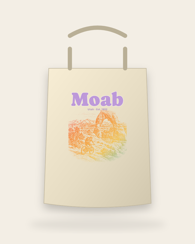 Moab Sandstone Arch Canvas Tote
