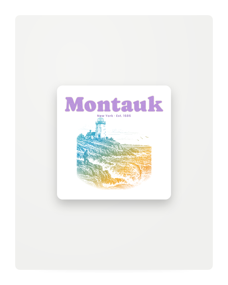 Montauk Montauk Lighthouse Fridge Magnet
