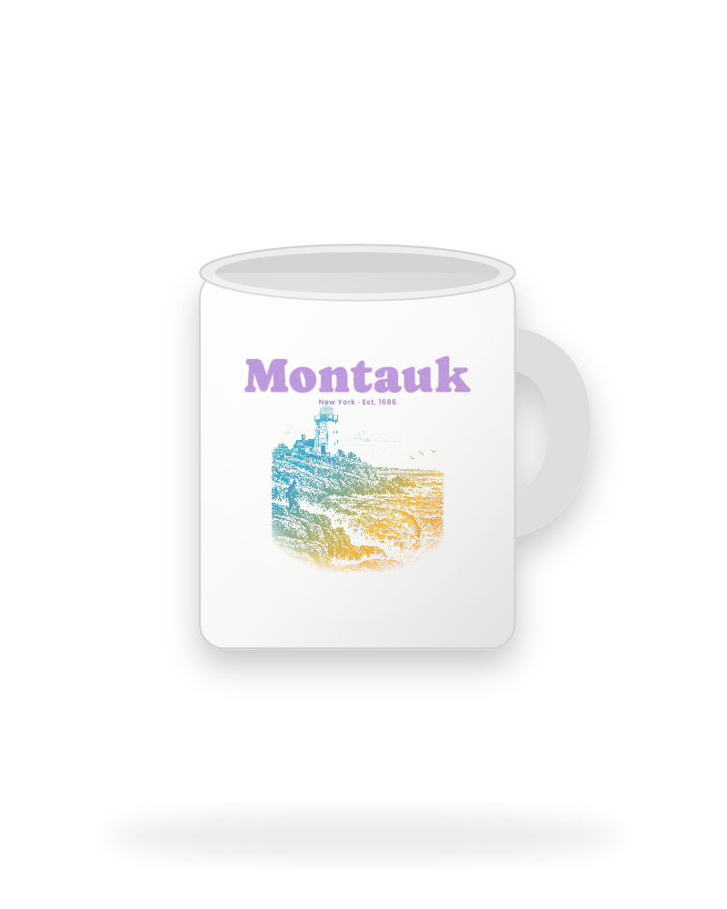 Montauk Montauk Lighthouse Ceramic Mug 11oz
