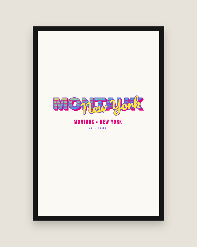 Montauk Music TV Matte Poster