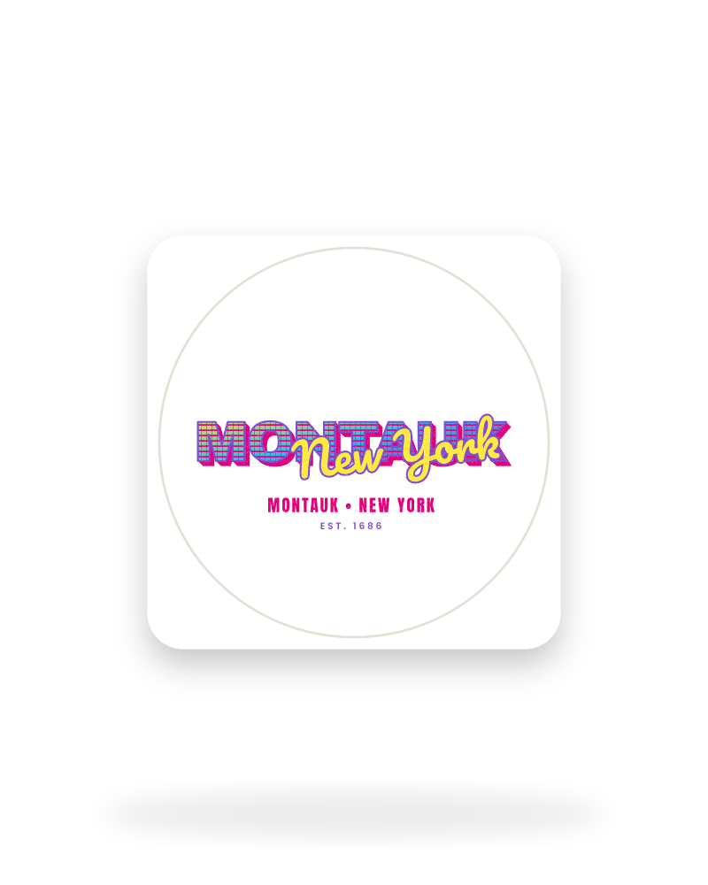 Montauk Music TV Kiss-Cut Sticker