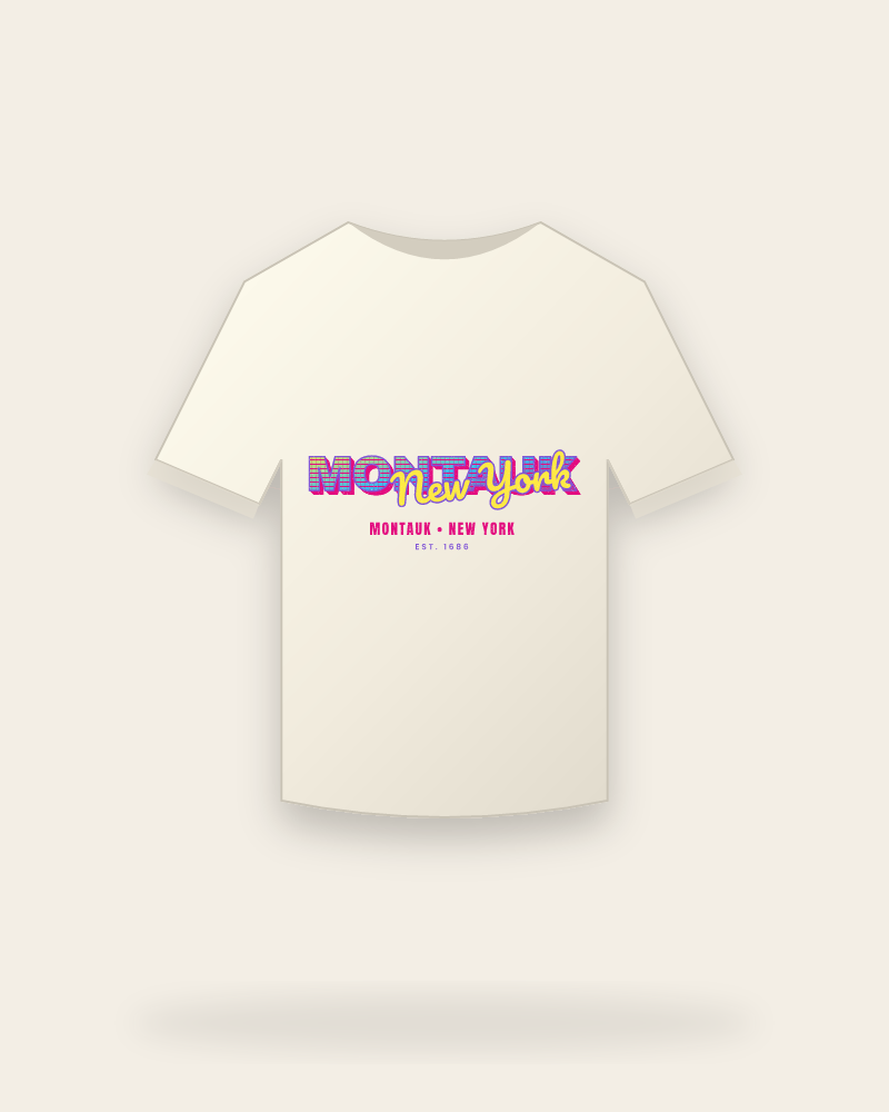 Montauk Music TV Vintage Wash Tee