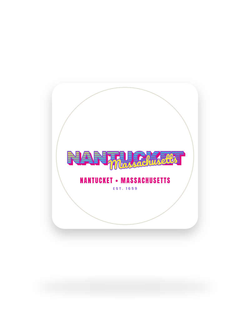 Nantucket Music TV Kiss-Cut Sticker