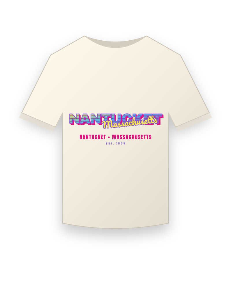 Nantucket Music TV Vintage Wash Tee