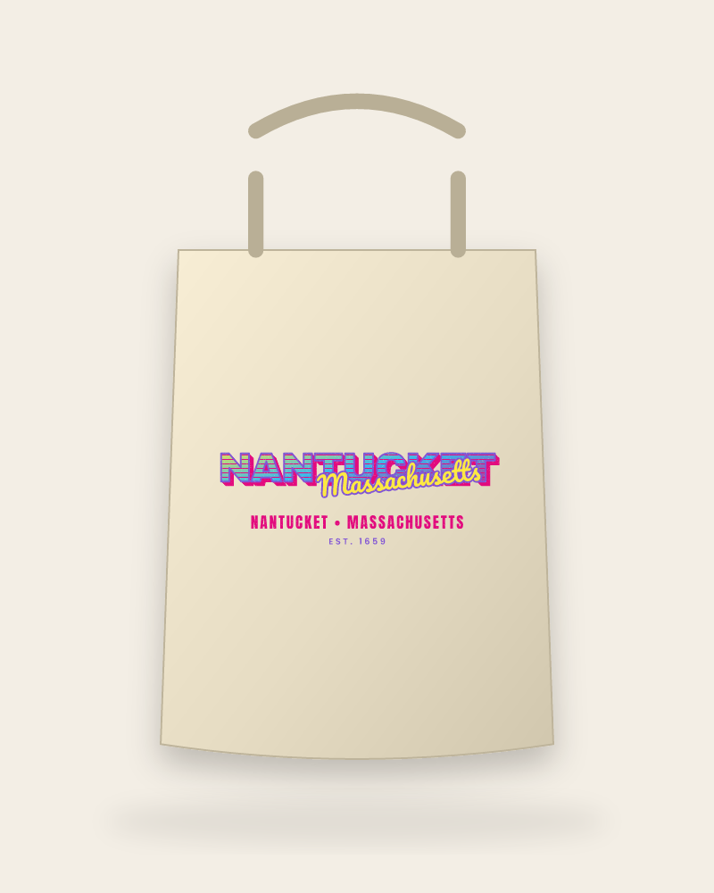 Nantucket Music TV Canvas Tote