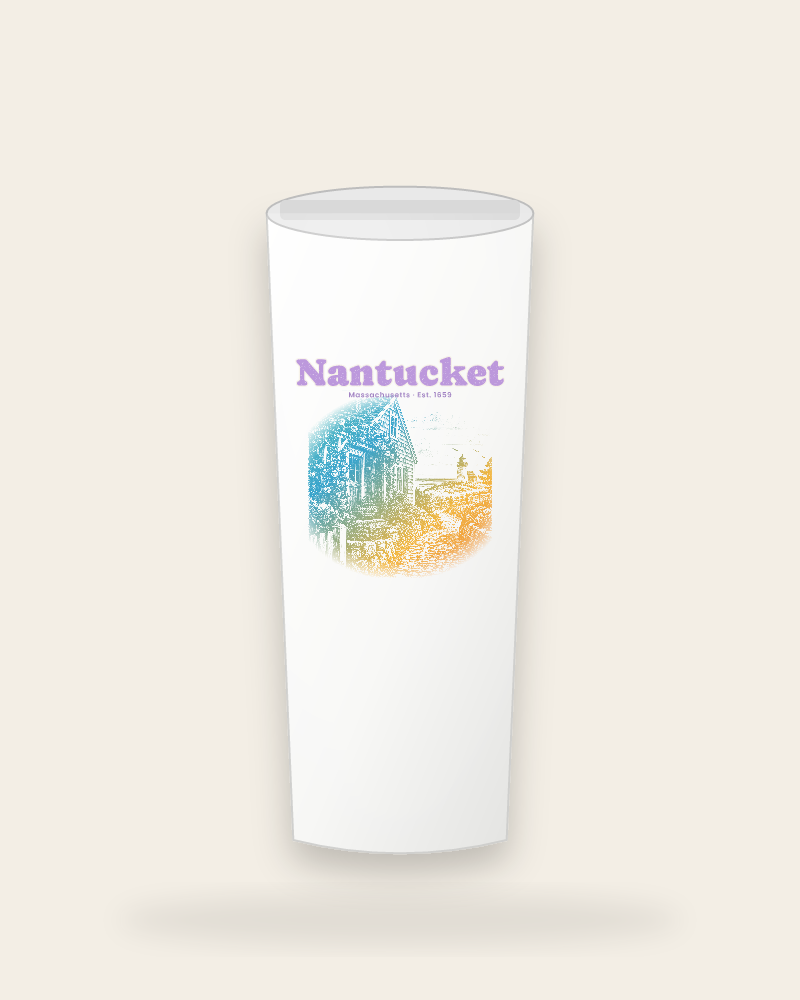 Nantucket Rose Cottage Insulated Tumbler 20oz