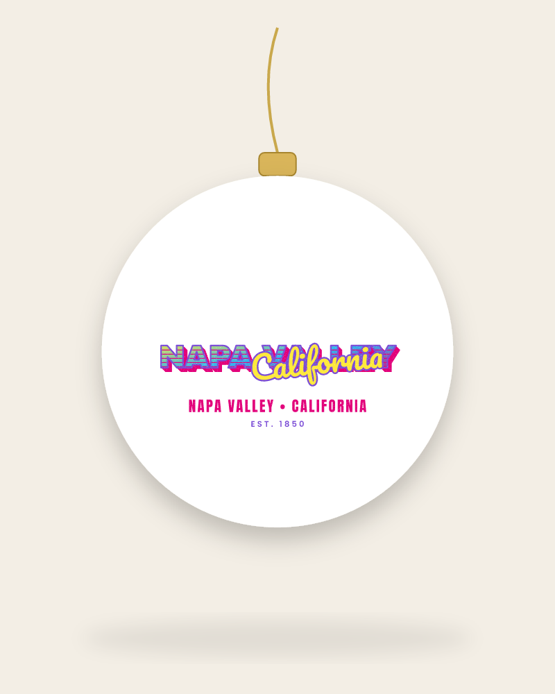 Napa Valley Music TV Ceramic Ornament