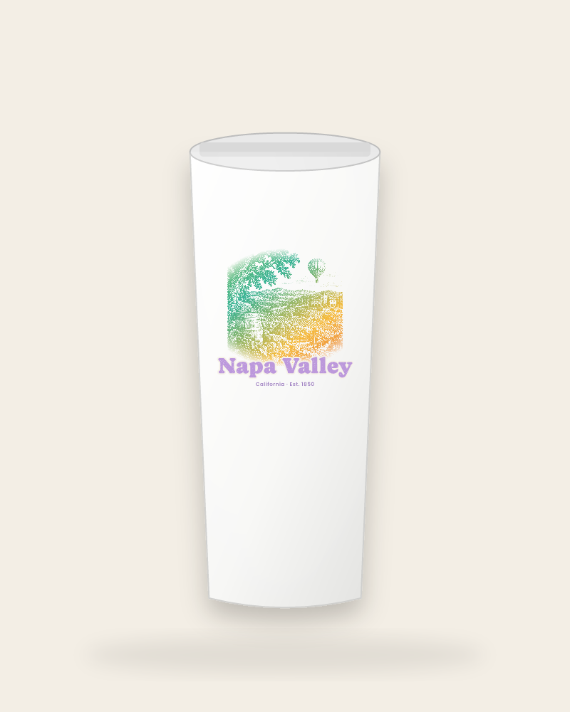 Napa Valley Vineyard Balloon Insulated Tumbler 20oz