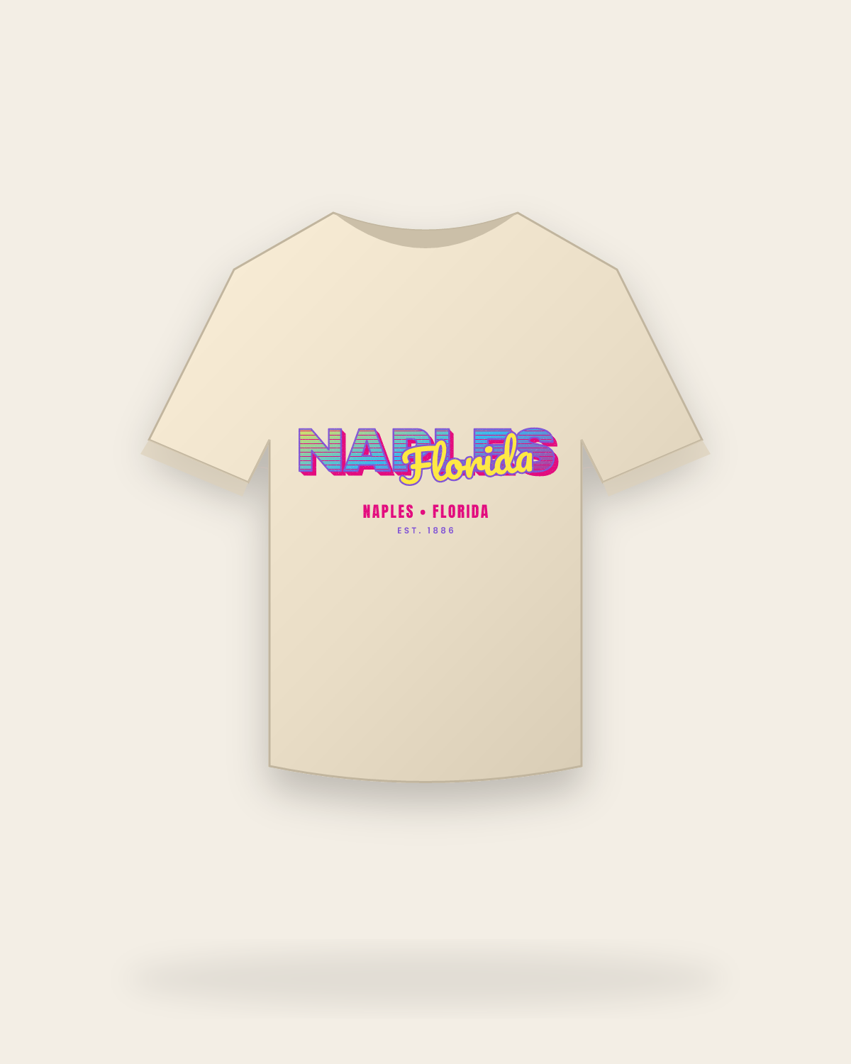 Naples Music TV Classic Tee in Natural