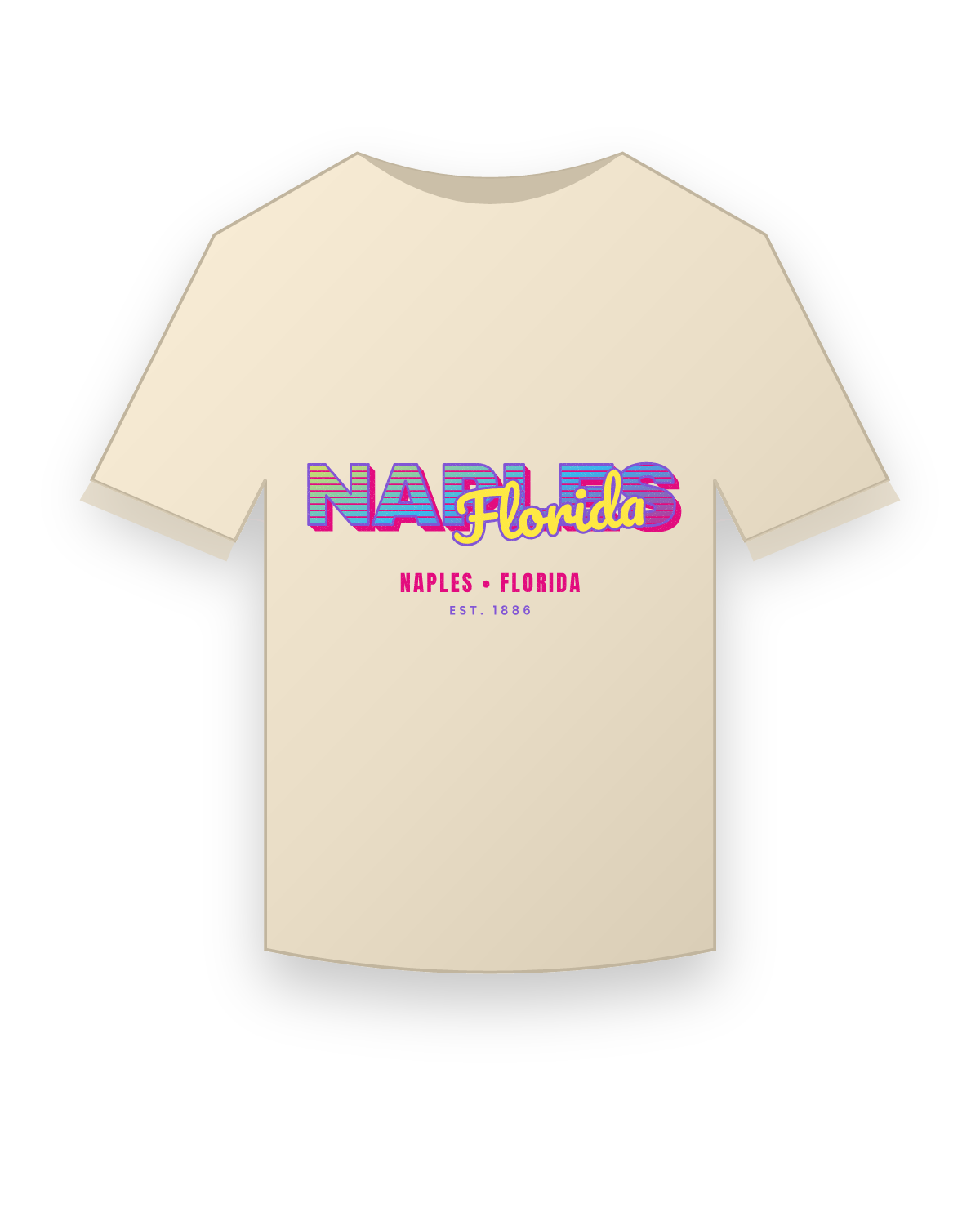 Naples Music TV Classic Tee in Natural