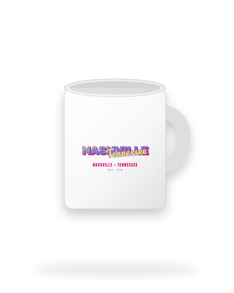 Nashville Music TV Ceramic Mug 11oz