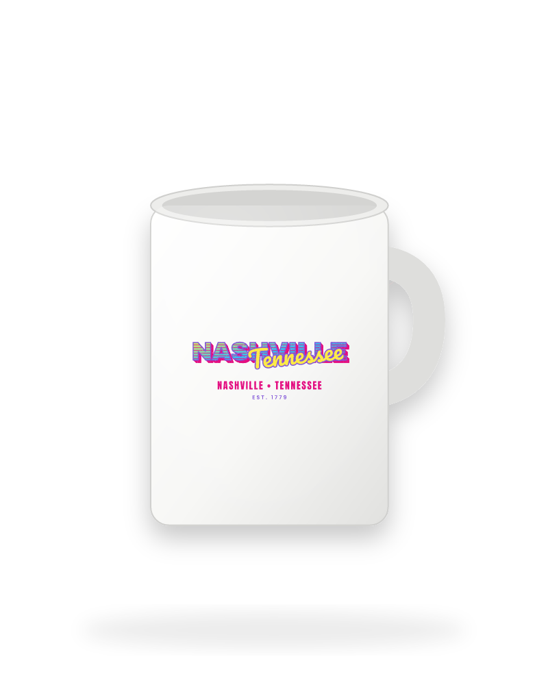 Nashville Music TV Ceramic Mug 15oz