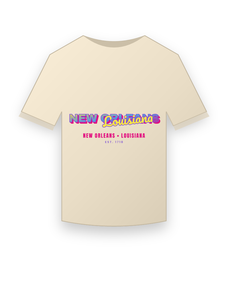 New Orleans Music TV Organic Cotton Tee