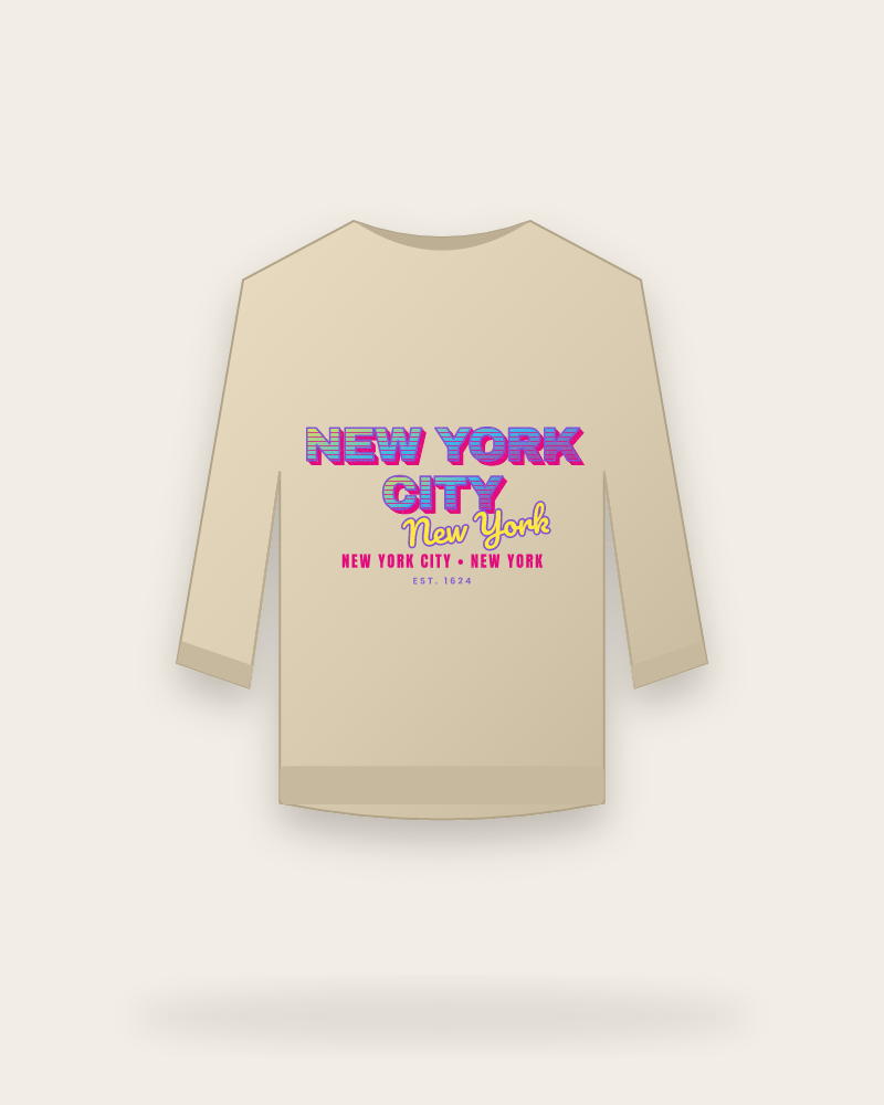 New York City Music TV Crewneck Sweatshirt