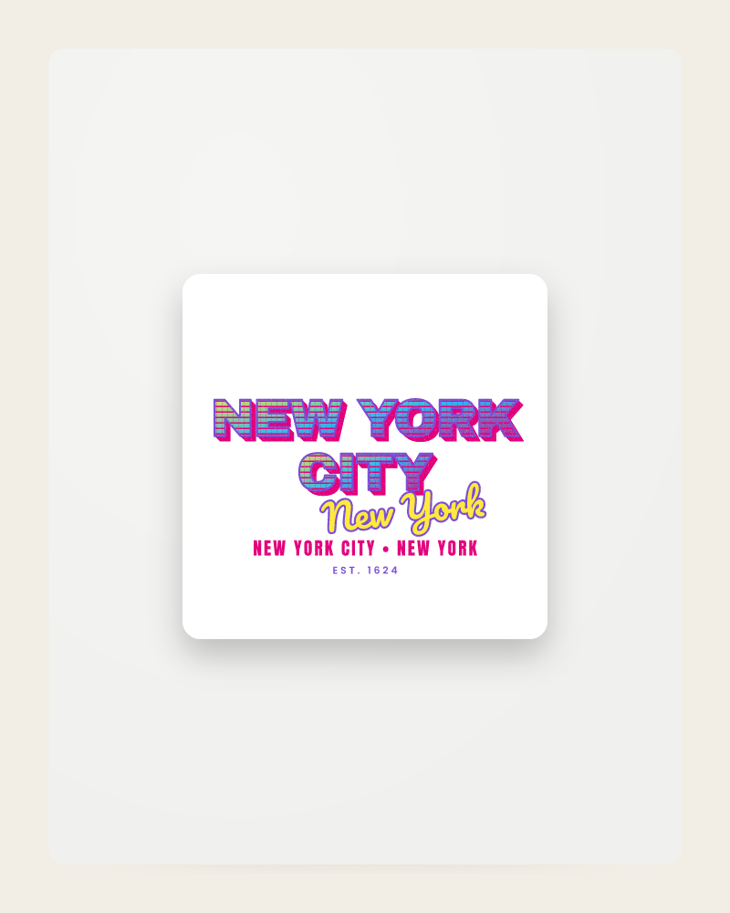 New York City Music TV Fridge Magnet
