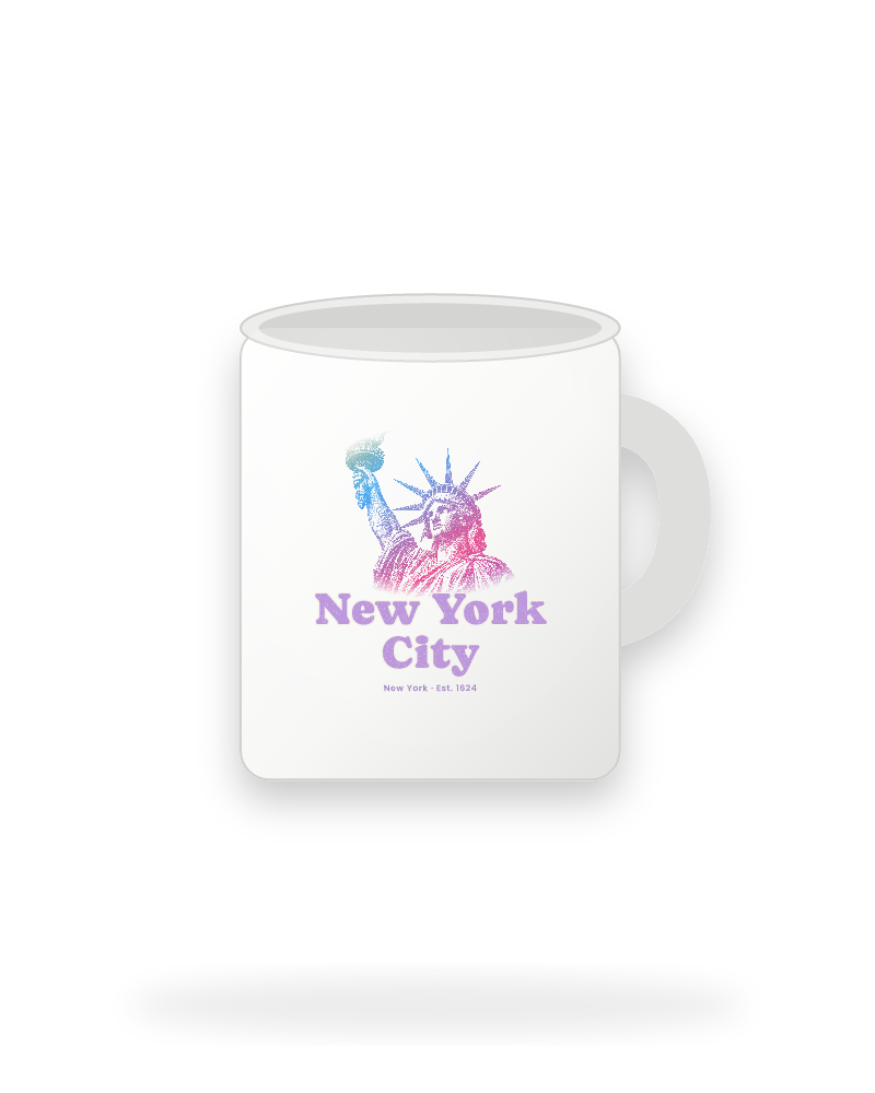 New York City Lady Liberty Ceramic Mug 11oz