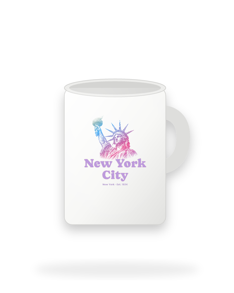 New York City Lady Liberty Ceramic Mug 15oz