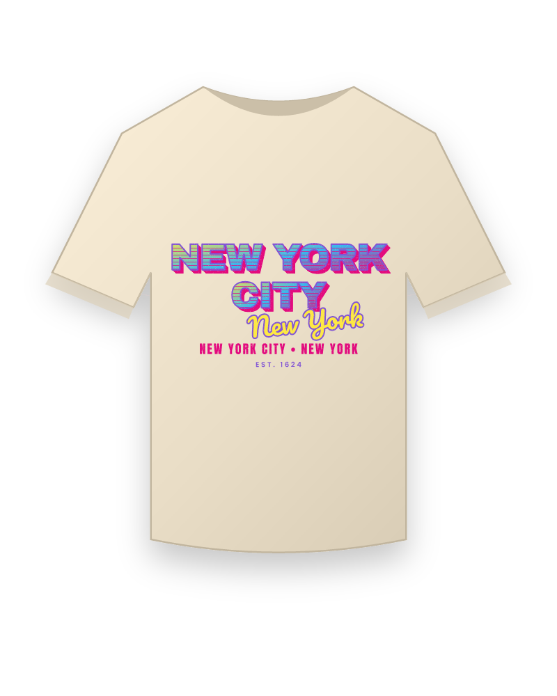 New York City Music TV Organic Cotton Tee