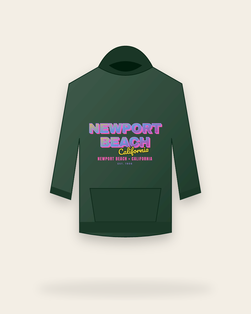 Newport Beach Music TV Hooded Sweatshirt